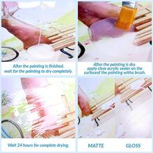 Acrylic Varnish - Water-Based Sealant, Super Glossy, UV Resistant, Anti-Cracking, Suitable For Wood, Clay, Painting, Metal, Plastic, Leather And Textile Arts And Crafts - A - View 8