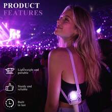 Tali Bahu Penyangga Light Stick Korean Pop, Tali Gantung Bahu Penyangga Light Stick Korean Pop, Tali Gantung Portabel untuk Aktivitas Selempang Korean Pop, Cocok untuk Permainan dan Aktivitas Pesta, Cocok untuk Pertemuan Penggemar Korean Pop, Permainan, Aktivitas, di Rumah, Pesta, Tahun Baru, Natal - Multiwarna - Versi diperpanjang yang ditingkatkan 185CM - View 9