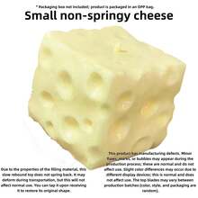 1pc Squeezable Cheese Blocks - Malleable Slow Rebound Handmade Squishy Balls, Stress Relief Toys | Adult Finger Sensory Toys-Squishy-Squishys-Squishies-Squishy Toys-Crunchy Squishy - Multicolor - View 13