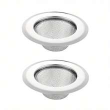 2/5pcs Kitchen Sink Accessories Anti-Clogging Drain Strainer, Kitchen Sink Filter Mesh, Garbage Filter, Sink Basin Filter, Drain Basket, Floor Drain Hair Catcher, Sink Basin Drain Hole Cover Plug - Silvery - View 14