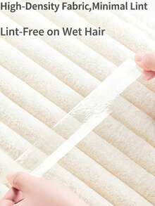 3pcs/Set Candy Striped Strong Absorbent Quick Dry Hair Cap, Soft Comfortable Home Use With Button, Solid Color Minimalist Design - Multicolor - View 10