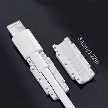 20pcs USB Cable Protector/Charger Protector, Silicone Cable Protector Anti-Pull Protection Sleeve, Suitable For Phone Charger, Data Cable, Earphone Cable Anti-Breakage Protection Sleeve, Home And Office Accessories - A - View 3