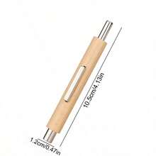 1件裝木柄三合一美甲磁鐵棒 強力圓柱形貓眼凝膠指甲油磁吸工具 多功能DIY美甲沙龍工具 - 彩色 - 查看 9