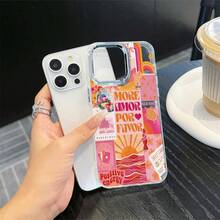 1件 極簡時尚向日葵貓咪卡通圖案 全包覆透明TPU防指紋手機殼 硬殼抗黃變，適用於 iPhone 16 Pro Max/16/16 Pro/16 Plus/11/15/15 Pro/15 Pro Max/12/13/14 Pro Max/XS/XR/11 Pro/11 Pro Max/12 Pro/12 Pro Max/13 Pro/13 Pro Max/7 Plus/14 Pro/14 Pro Max/14 Plus/7 Plus/8 Plus/8/SE2/12 Mini/13 Mini - 彩色 - 查看 4