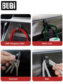 8/4 móc treo ô tô dán bảng điều khiển, khay lưu trữ mini dễ thương cho chìa khóa, ví, kính thời trang, túi xách, phụ kiện nội thất ô tô đa năng cho nam và nữ - treo lên - Xem 10