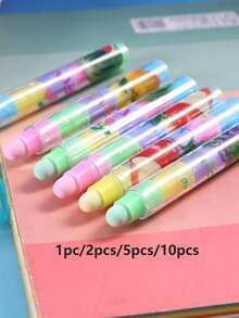 彩色橡皮擦（1個，隨機選擇）– 返校季（可選擇1、2、5或10個裝） - 多色 - 查看 2