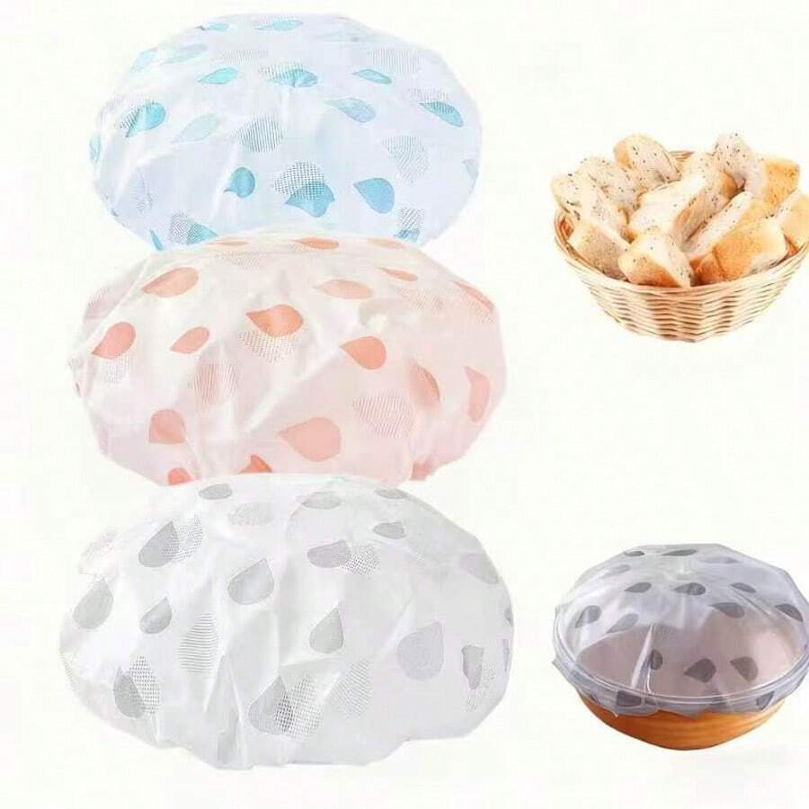 1pc Reusable Bread Fermentation Bowl Cover, Adjustable Elastic Bowl Cover, Cloth Bowl Cover For Bread Fermentation And Sourdough Fermentation - Multicolor - View 1
