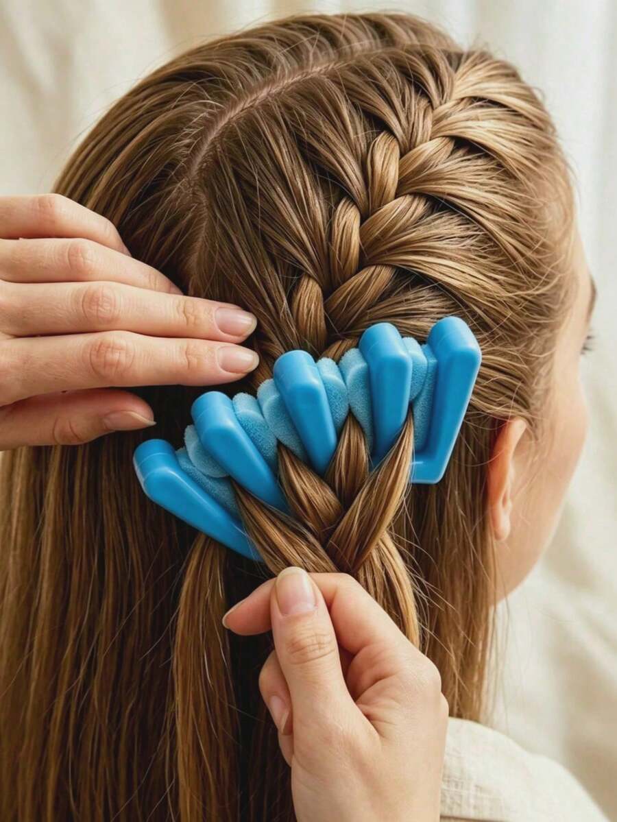 3pcs Women Girls Hair Styling Tools, Easy French Braiding Device, DIY Magic Sponge Hair Styling Accessories - Multicolor - View 1