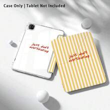 條紋與其他圖案彩繪效果平板保護殼，內建筆槽，相容於 Apple 10代/A16 11代/Air 11，相容於 MatePad SE 11/MatePad 11/MatePad 11.5 2025，相容於 Honor Pad 8/9/10/X8/X8A/X9，相容於 /及其他熱門機型 - 款式11 - 查看 3