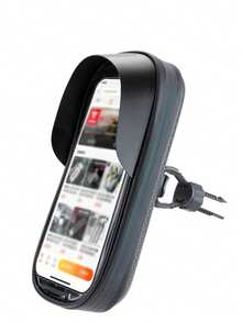 TOSUOD 360° Rotatable 2-In-1 Front Frame Wallet Phone Holder With Touch Screen, Suitable For Mountain Bike & Road Bike Accessories - Black - View 12