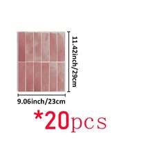 1/10/20 Pcs 3D Faux Stone Texture Self-Adhesive Wall Panels, 3D Wall Stickers, Self-Adhesive Backsplash Tiles For Living Room, Kitchen, Bathroom, Home Decor - 23 X 29 - View 11
