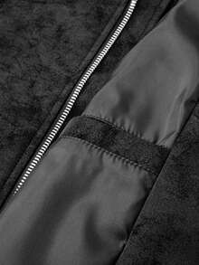 Jaket Fashion Lengan Panjang Pria Musim Gugur/Dingin, Cocok untuk Perjalanan Sehari-hari, Liburan, dan Hadiah - Hitam - View 7