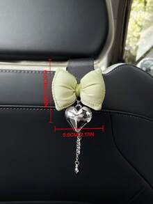 可愛蝴蝶結愛心汽車掛鉤創意汽車座椅背收納掛鉤 - 蝴蝶結 - 查看 9