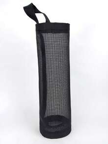1pc Hanging Trash Bag Storage Rack Plastic Bag Holder Mesh Hanging Storage Box Foldable Breathable Washable Hanging Mesh Trash Bag Storage Box Organizer Storage Bag Rack - Multicolor - View 15