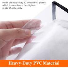 Package Includes 4 Clear Storage Bags To Meet Your Large-Scale Sorting Needs. Flexible Design Can Be Folded Flat When Not In Use, Won't Take Up Extra Storage Space. A Practical Household Organizer And Moving Supply For Every Family. - Multicolor - View 9