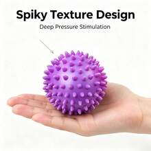 Dopamine Style Massage Yoga Ball, Creative Spiky Design For Body Muscle Relaxation, Multi-Functional Compact Portable Ball For Anytime Anywhere Relaxation - Multicolor - View 9