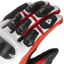 REVIT MOTO Leather Motorcycle Gloves Black White Red Racing Genuine Leather Motorbike Road Racing Team Glove Summer Winter Rider Gloves - Multicolor - View 7