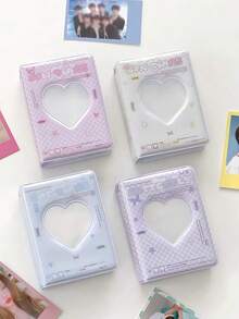 Cute PVC Photo Holder, Idol Fan Meeting Card, Photo Album Storage Card, Book Card Protective Sleeve, Credit Card/ID Card Storage Box, Suitable For Women, Girls, Mothers, College Roommates, Family And Friends, Photo Hanging Decoration - Multicolor - View 1
