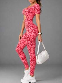 Women Jumpsuits - Red - View 2