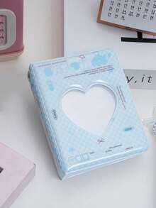 Cute PVC Photo Card Holder, Idol Fan Meeting Card Album, Photo/ID Card/Credit Card Protective Storage Box, Practical Storage Box, Suitable For Girls And Women, Ideal College Dorm Supplies, Perfect Birthday Gift For Roommates, Family And Friends - A - View 7