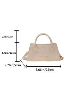 BAILEE Stylish And Minimalist PU Shoulder Bag With Detachable Box-Shaped Strap, Perfect For Pairing With Outfits For Shopping Or As A Gift. - Multicolor - View 13