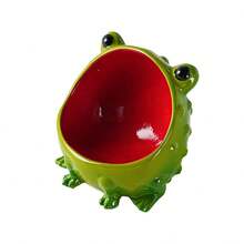 1pc Cute Frog Candy Tray, Funny Big Mouth Figurine, Suitable For Key Tray, Entryway Tabletop, Ceramic Frog Shaped Jewelry Dish Tray, Funny Candy Dish And Cookie Jar, Suitable For Home Kitchen Office Desktop Decoration - Multicolor - View 6