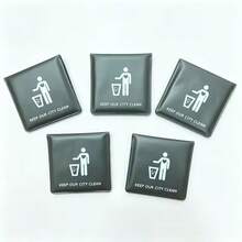 5pcs/1pc Portable Square Car Ashtray, Outdoor Travel Car Ashtray, Essential Smoking Accessory For Music Festival, Camping, Road Trip - Upgraded Version - View 8