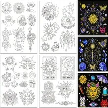 LAMYA Rustic Wildflower Sketch: Instant Download Embroidery Transfer Pattern. Minimalist Botanical Line Art, Suitable For Modern Needlework And Wall Art - 5737 - View 11
