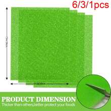 6/3/1pc Fruit & Vegetable Fresh-Keeping Mat, Refrigerator Drawer Liner, Shelf Mat, Reusable Storage Pad, Moisture-Proof & Non-Slip, Washable, PU Material. Suitable For Refrigerator, Kitchen, Drawer, Table, Shoe Cabinet, Space-Saving, Halloween Decor, Autumn Home Decor, Travel Essential, Kitchen Decor, Kitchen Storage & Organization, Kitchen Essential, Christmas Home Decor - One Size Fits All - View 2