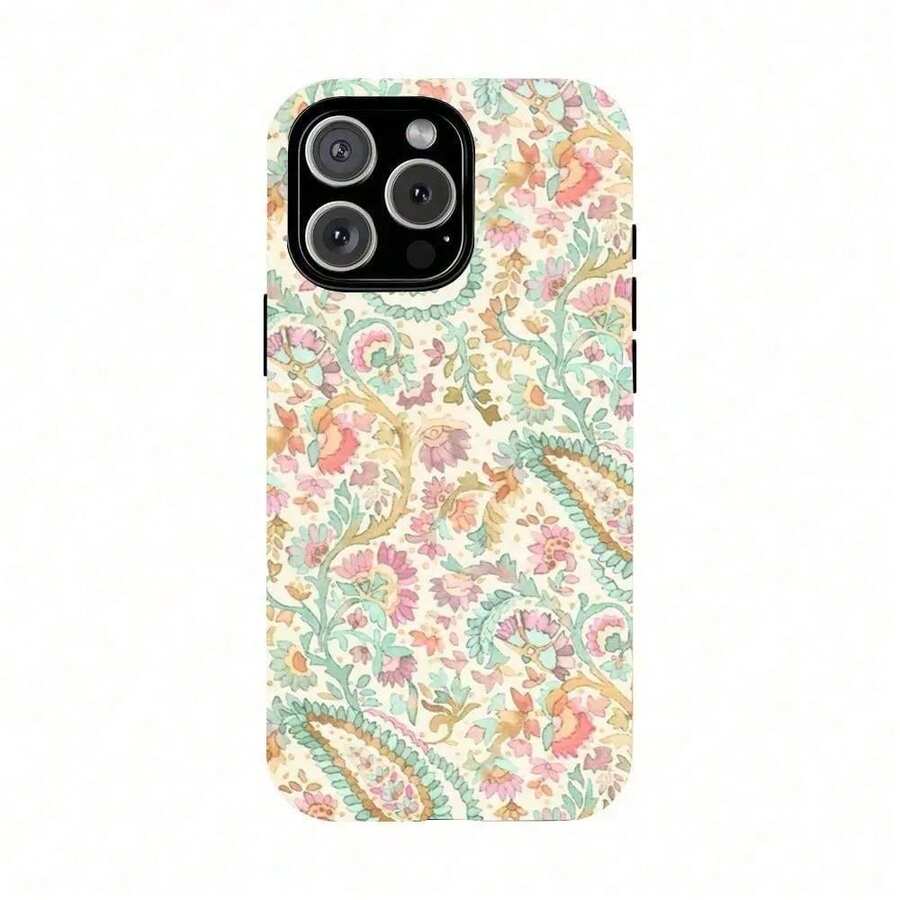 Green Vine Collage Phone Case, Aesthetic Fall Design Gift For IPhone 11 12 13 14 15 16 17 Pro Max Plus Series - Durable Shockproof Stylish Protection - 白色 - 查看 1