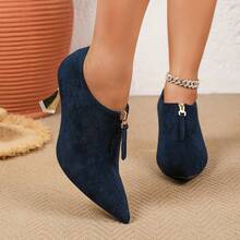 Sepatu Hak Tinggi Wanita Model Baru, Ujung Lancip Nyaman, Elegan, Modis, dan Serbaguna - Royal Blue - View 2