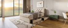 Bed Bases & Foundations - Hitam - View 2