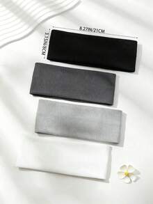 Women's Bohemian Style Non-Slip Headband, Suitable For Yoga, Running, Fitness And Face Washing, Perfect Hair Accessory, Matches Various Outfits, Suitable For Outdoor Sports, Street Photography, Commuting, Campus, Back To School Season, Autumn, Deep Winter, Summer Travel, Beach Vacation, Fashionable Women's Hair Accessory - Multicolor - View 3
