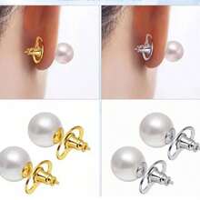 2/4/6/8/10/12pcs Earring Backs/Ear Supports - Hypoallergenic Support Accessories Designed For Sagging Earlobes, Adjustable And Secure, Suitable For Supporting Heavy Earrings - A - View 5
