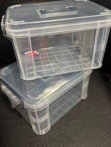 Caja de pastillas transparente de varias capas, caja de almacenamiento de primeros auxilios de gran capacidad, caja de almacenamiento de medicamentos para el hogar, adecuada para pastillas, vitaminas, kits de primeros auxilios y artículos médicos esenciales - Multicolor - Ver 11