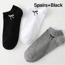 1/30 Pairs Neutral Sports Socks, Black/White/Grey Minimalist Fashion Solid Color Socks, Suitable For Daily Casual Wear, Optional 1 Pair/5 Pairs/6 Pairs/10 Pairs/15 Pairs/20 Pairs/30 Pairs - Multicolor - View 30