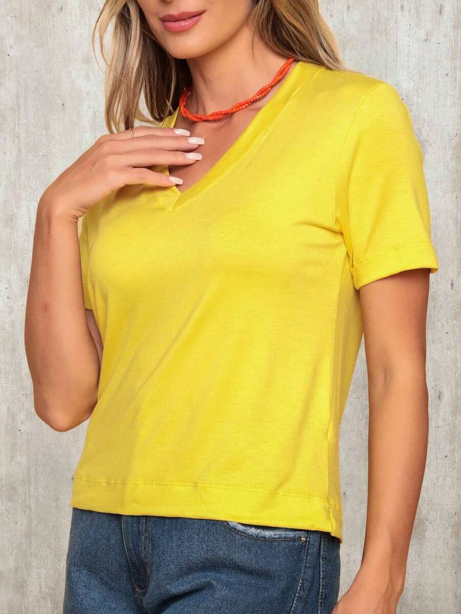 DELLAMARCA Women T-Shirts - 黃色 - 查看 1