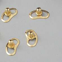 2/4/6/8/10/12pcs Earring Backs/Ear Supports - Hypoallergenic Support Accessories Designed For Sagging Earlobes, Adjustable And Secure, Suitable For Supporting Heavy Earrings - A - View 6