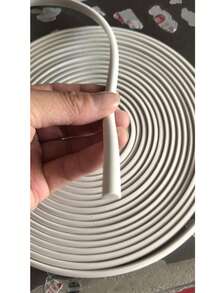 DIY 可上色 1/3/5M 自黏式 PVC 半圓形柔性裝飾條 可塗漆 可彎曲 可裁剪 免鑽孔 適用於天花板、踢腳線、鏡框、櫥櫃、磁磚邊緣、客廳居家裝飾 - A - 查看 12