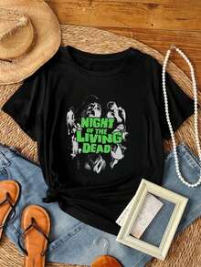 Women T-Shirts - 黑色 - 查看 1