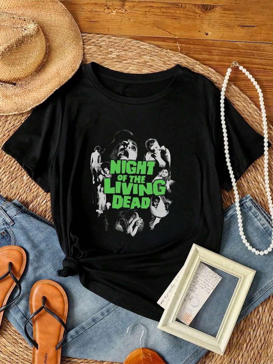 Women T-Shirts - 黑色 - 查看 1