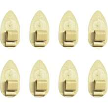 8PCS Car Floor Clips, Non-Slip Carpet Fixers, Automotive Fastener Carpet Clips, Car Floor Retaining Clip Truck, SUV, RV(Beige) - A - View 1