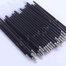 100pcs/Box 0.7mm Ballpoint Pen Refills, Black Blue Red Replaceable Ink Cartridges, Universal 107mm Length For Retractable Ballpoint Pens, Office Supplies - Multicolor - View 2