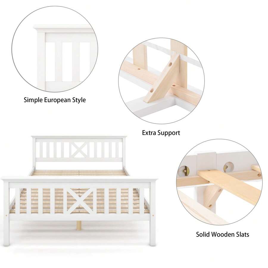 Bed Bases & Foundations - White - View 1