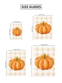 1pc Frameless Cozy Rustic Autumn Pumpkin Halloween Wall Art Dorm Gift - Multi-color - View 10