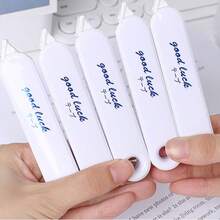 5pcs/Set INS Style Minimalist Transparent Correction Tape, White And Transparent Options, Long Strip Shape, Easier To Grip, Compact And Exquisite, Smooth And Easy To Use, Strong Coverage, PET Transparent Film Tape, Durable And Not Easily Broken, Recommended For Back To School Season, Suitable For Study And Office, Includes Flip Cover Protection, Smooth Operation Without Jamming - A27 Correction Tapes - View 10