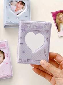Cute PVC Photo Holder, Idol Fan Meeting Card, Photo Album Storage Card, Book Card Protective Sleeve, Credit Card/ID Card Storage Box, Suitable For Women, Girls, Mothers, College Roommates, Family And Friends, Photo Hanging Decoration - Multicolor - View 2
