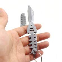 1pc Animal Casual Street Style Stainless Steel Fish Bone Keychain EDC Tool Pocket Knife - A - View 6