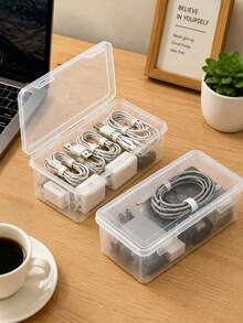 1pc Transparent Desktop Multi-Function Storage Box, Travel Accessory Storage Display Box, Jewelry Box For Vanity Tabletop To Store Lipstick, Lip Gloss, Dust-Proof Cosmetics, Suitable For Bedroom, Bathroom, Vanity Table Decoration Home Desktop - Multicolor - View 8