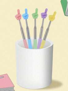 1/3/5 Random Color Movable Teacher Pointers, Movable Pointer, Used For Classroom Competition And Presentation, Portable Stand - Multicolor - View 6